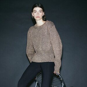 H&M Shimmery Rib Knit Sweater